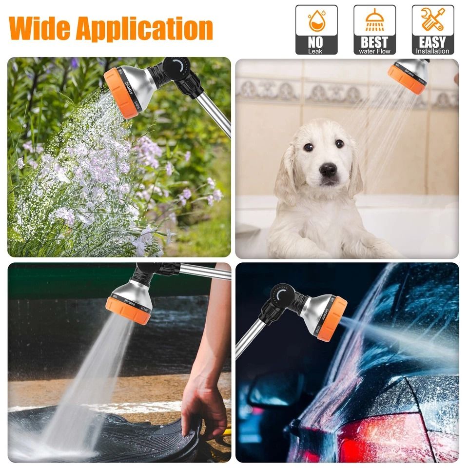 Durable Heavy Duty Watering Wand, Garden Hose, Spray Patterns, Nozzle Sprayer