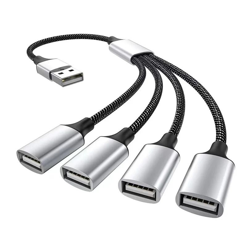 Multi-Port USB 3.0 HUB with USB-C Power Adapter and OTG Support