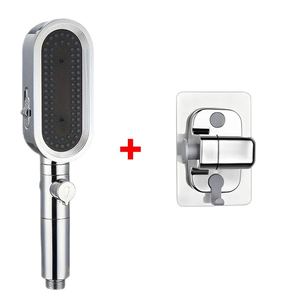 3 Modes Powerful Handheld Shower Head Anti-Clogging and Anti-Limescale Flexible Bath Head