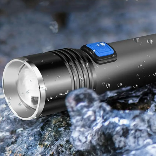 UV Flashlight Blacklight Zoomable, USB Rechargeable Ultraviolet Light for Pet Urine Detection, Resin Curing & Stains