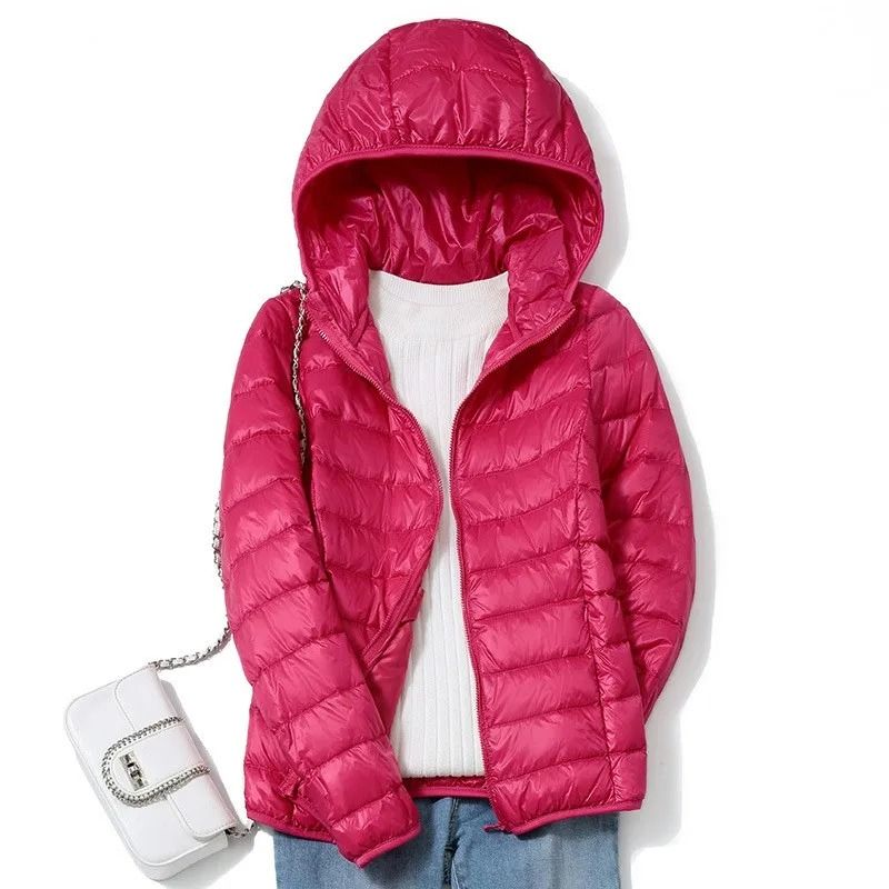 Womens Sweet Style Ultralight Packable Puffer