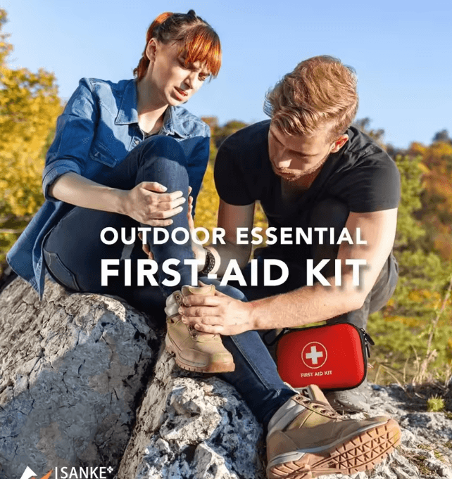 SANKE Empty First Aid Storage Bag Portable EVA Medical Organizer Case Travel Medicine Pouch for Camping Hiking Survival