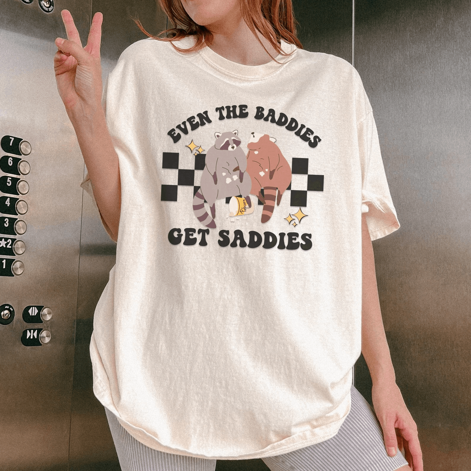 Funny Raccoon Meme Shirt Vintage Y2K Sweatshirt Mental Health Humor Graphic Tee