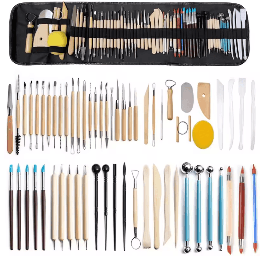 ProCraft Clay Sculpting Tool Set – Complete Pottery Tools Kit for Polymer Clay & Ceramics