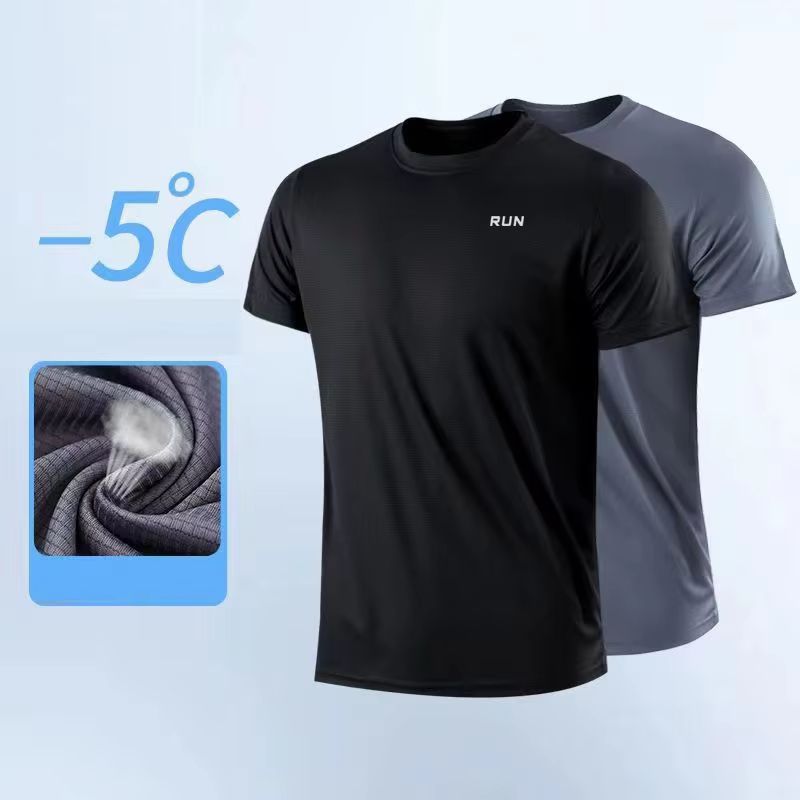 Men's Quick-Dry Moisture-Wicking Gym & Running Tee
