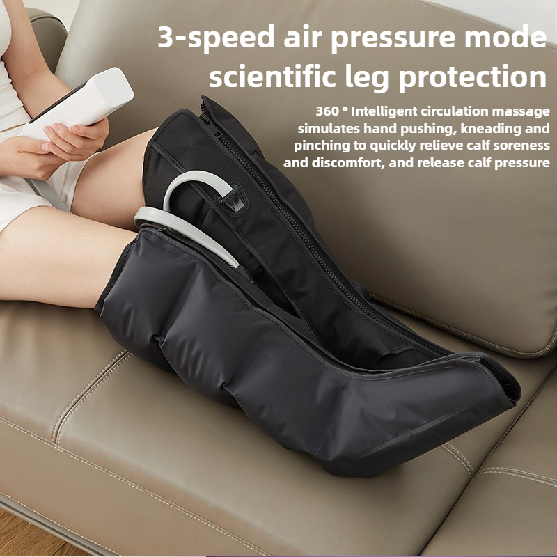 Electric Air Pressure Leg Massager, Calf Foot Kneading Squeeze Relaxation, Therapy and Rehabilitation with Remote Contro