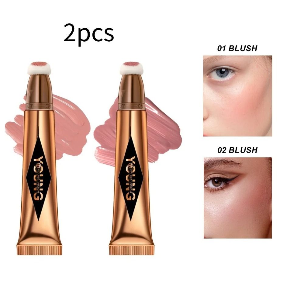 Young Vision Air Cushion Powder Blusher High Gloss Stick 6 Shades