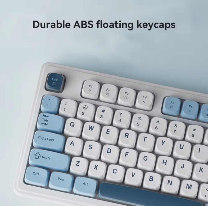 AJAZZ AF98 Wired and Wireless Keyboard with Three Mode RGB and Long Battery Life