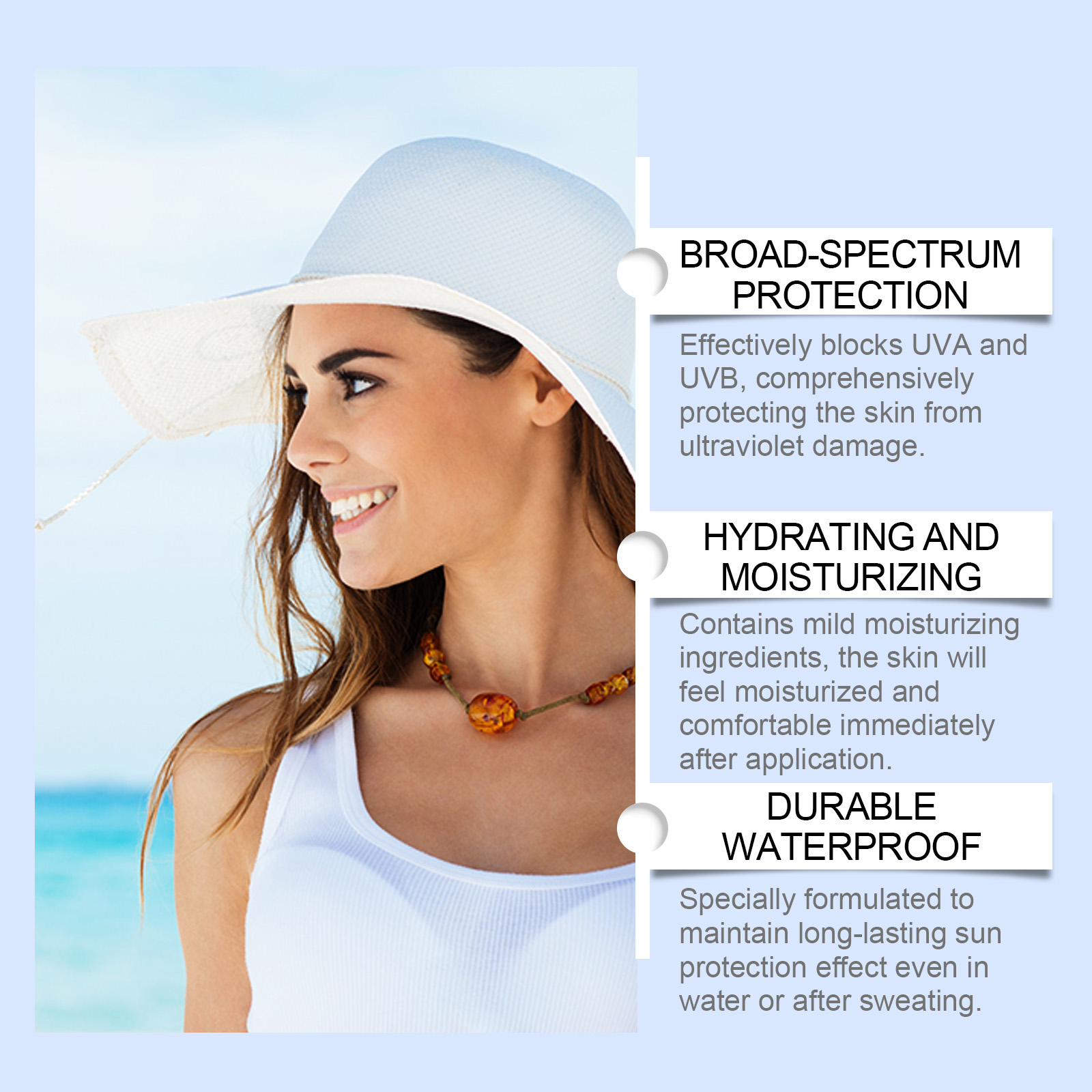 Sunscreen Stick Waterproof UV Protection Moisturizing Sunblock