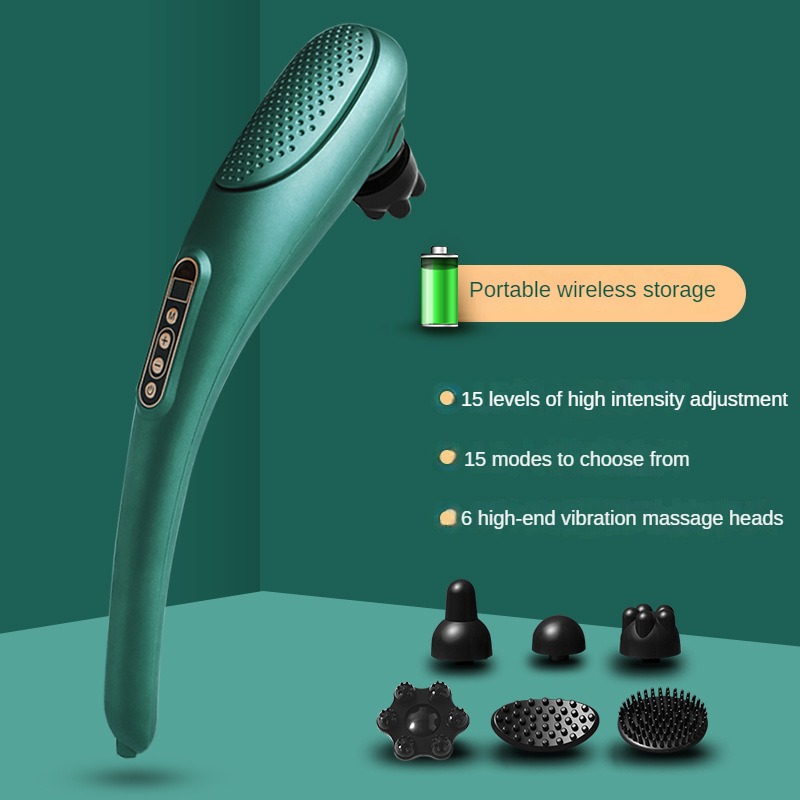 Electric Heating Massage Hammer Stick, Wireless Handheld Instrument, Cervical Vertebra, Waist Tapping, Back Vibration