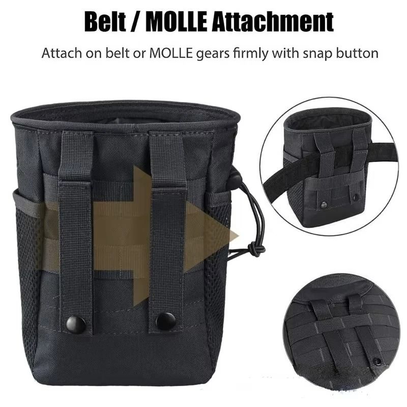 Tactical MOLLE Adjustable Magazine Dump Pouch