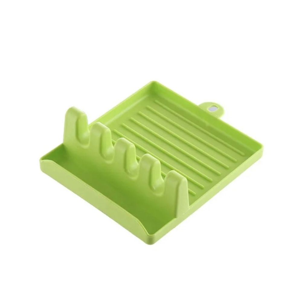Multi Function Spatula and Pot Lid Rack Countertop Spoon Holder