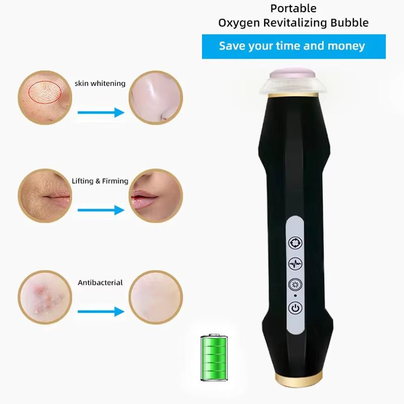 Portable Oxygen Bubble Facial Pen – Exfoliation & Serum Infusion Beauty Device
