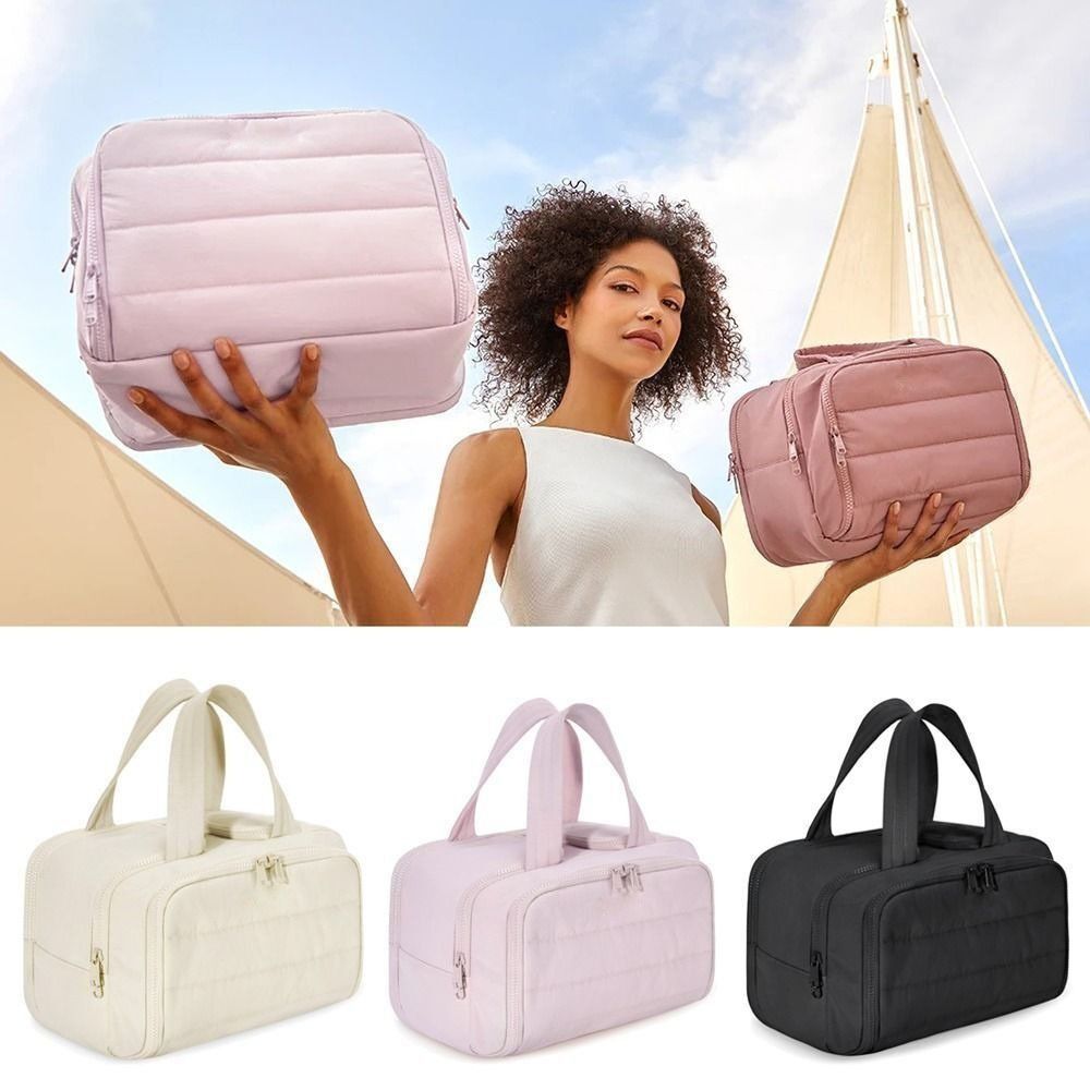Lightweight Travel Toiletry Bag, Large Capacity & Durable Storage Case for Women