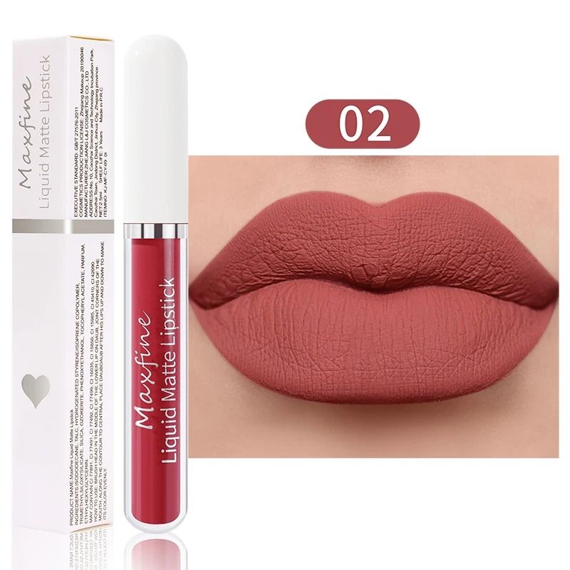 Matte Velvet Waterproof Lip Glaze