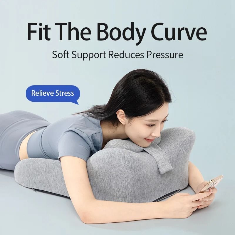 Multifunctional Prone Position Sleeping Pillow with Arm Support Cushion