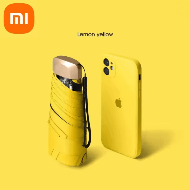 Xiaomi Capsule Mini Umbrella Ultra Light Dual Use Rain and UV Pocket Umbrella