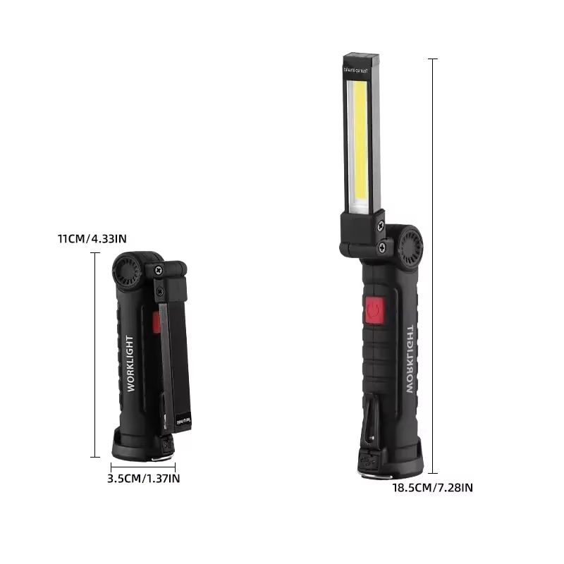 USB Rechargeable Waterproof Camping LED Work Light With Magnet and Hook