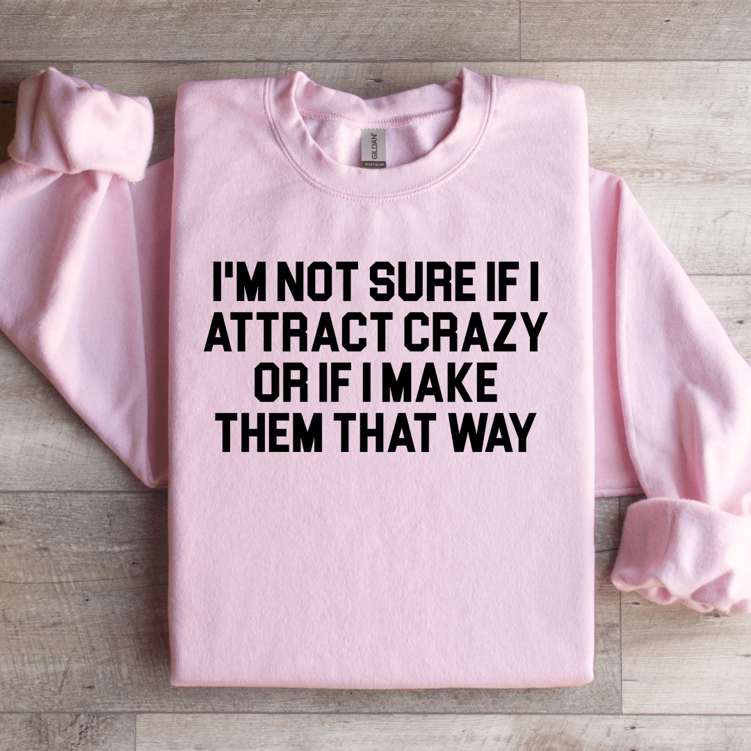 I'm Not Sure If I Attract Crazy Sweatshirt