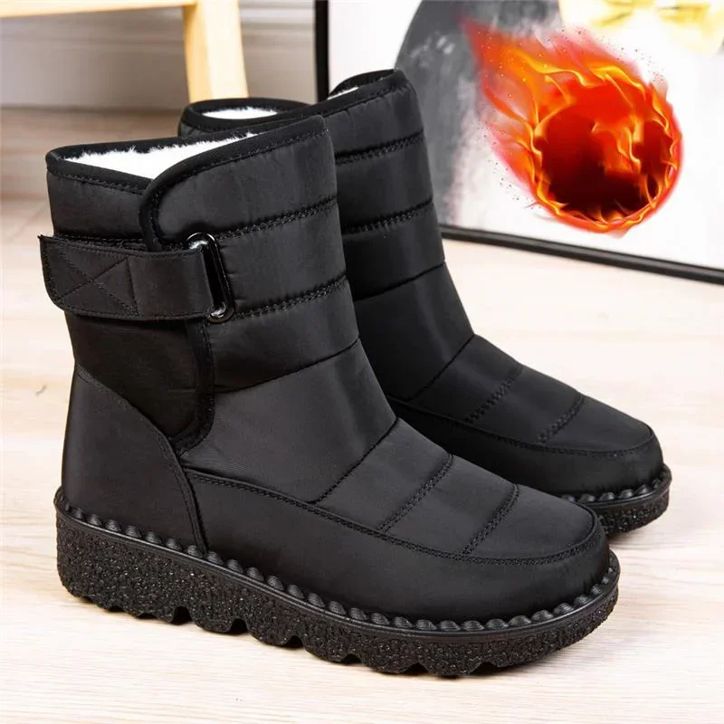Women's Waterproof Non Slip Winter Snow Boots for Warm Comfort on Snowy Days