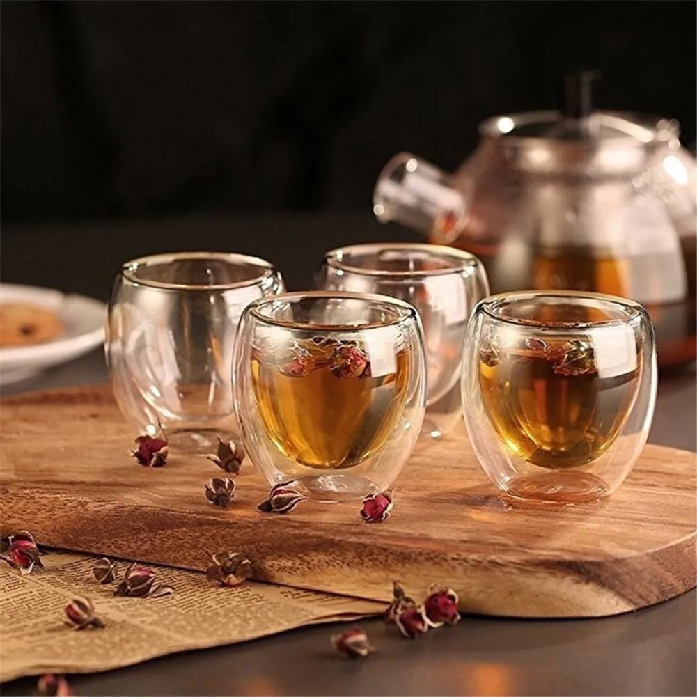 Double Wall Glass Coffee Tea Cup