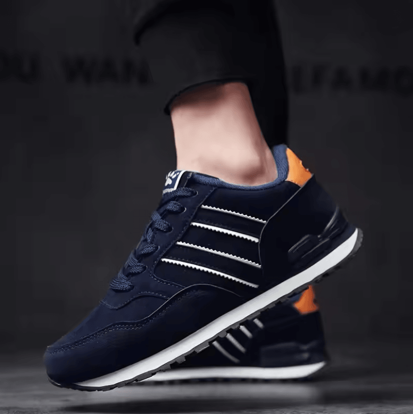 UrbanStep Mens Casual Leather Sneakers