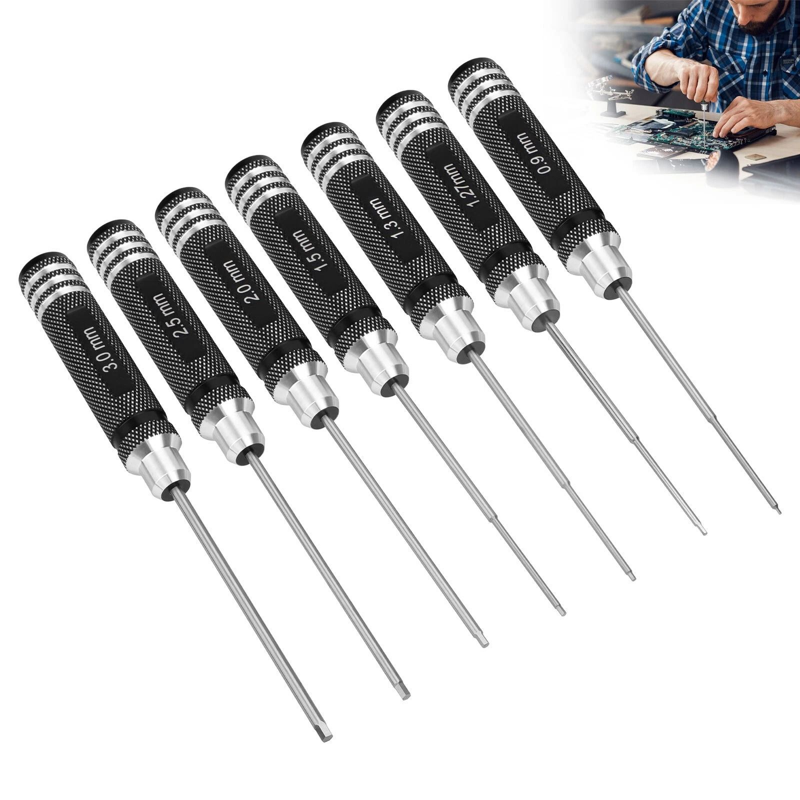 Hex Nut Screwdriver Set, Precision Repair Tools