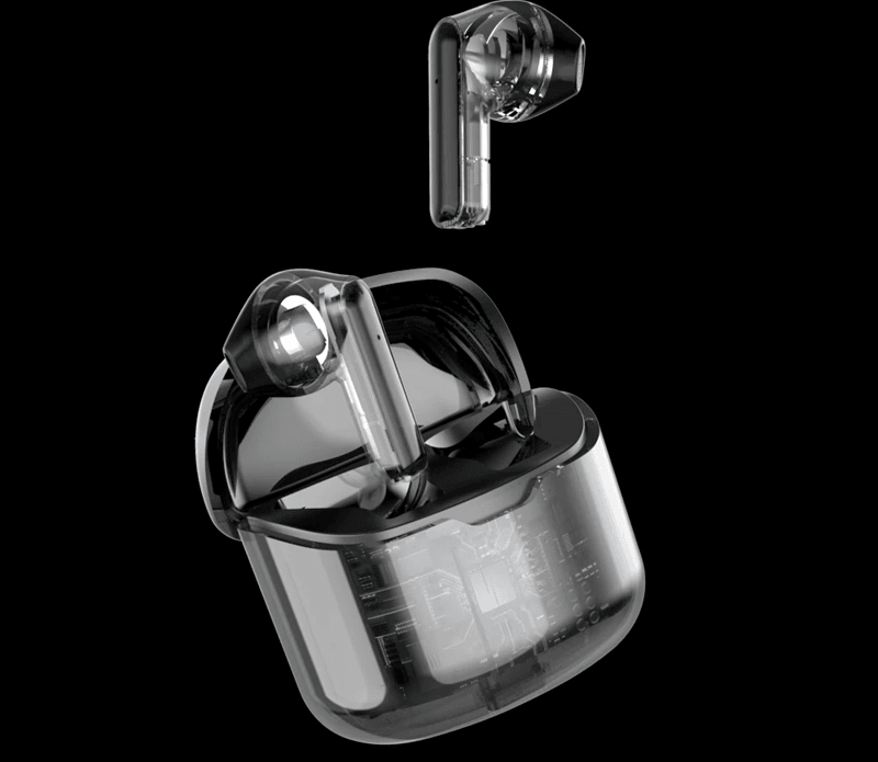 Futuristic Bluetooth 5.4 Wireless Earbuds with Noise Cancelling and Low Power Design