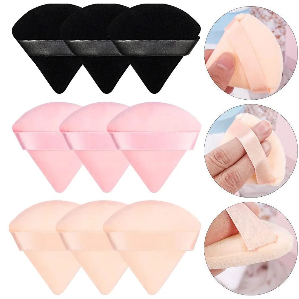 Soft Velvet Makeup Powder Puff Washable Face Sponge