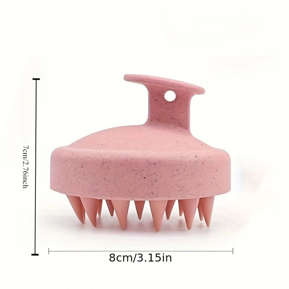 Silicone Shampoo Brush Scalp Massager and Body Washing Comb