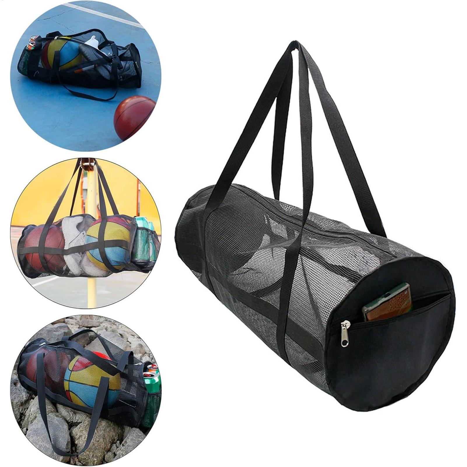 Portable Mesh Dive Bag Large Foldable Snorkel Gear Duffle for Travel Gym & Water Sports
