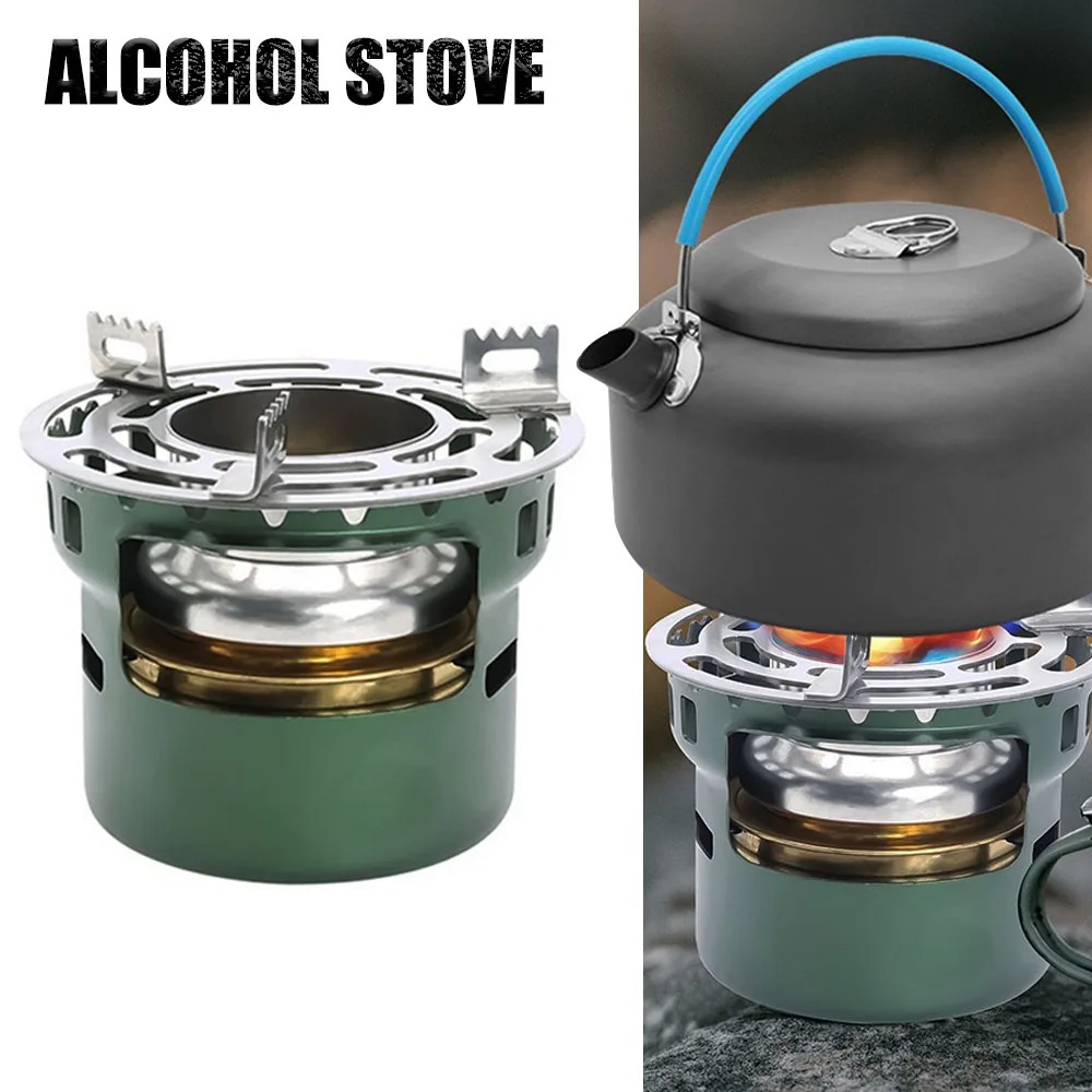 Compact Portable Camping Stove & Mini Barbecue Accessories for Outdoor Adventures