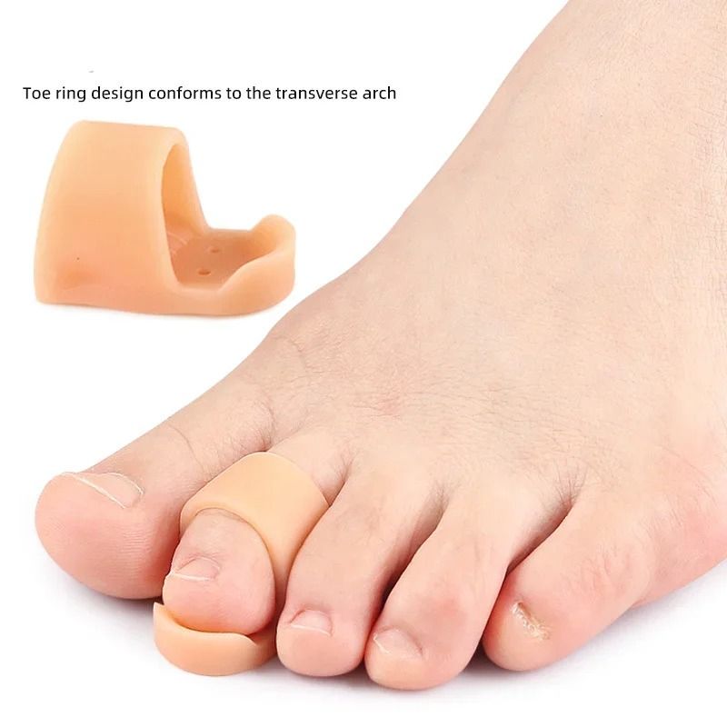 Silicone Toe Straightener and Bunion Relief Pad Set