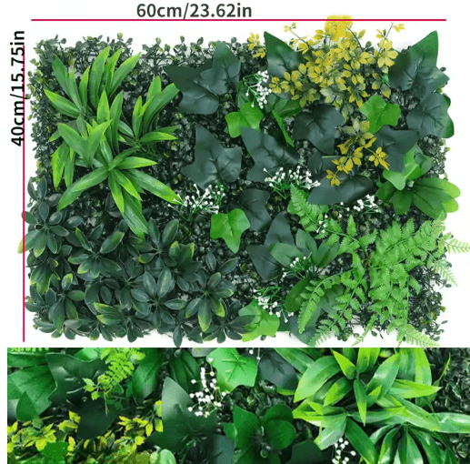 Artificial Grass Wall Panel – Boxwood Hedge for Vertical Garden & Greenery Wall Decor