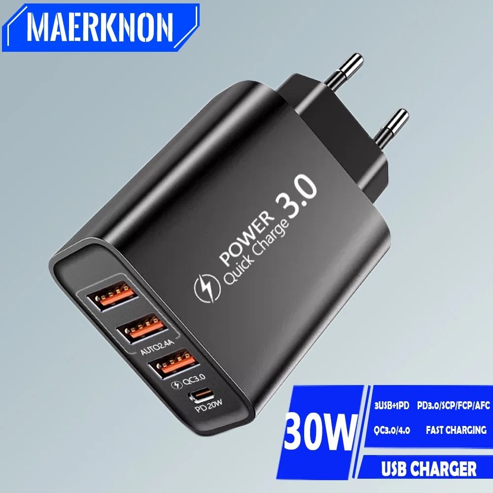 30W 5A Titanium-Grade PD Super-Flow Wall Power Architecture