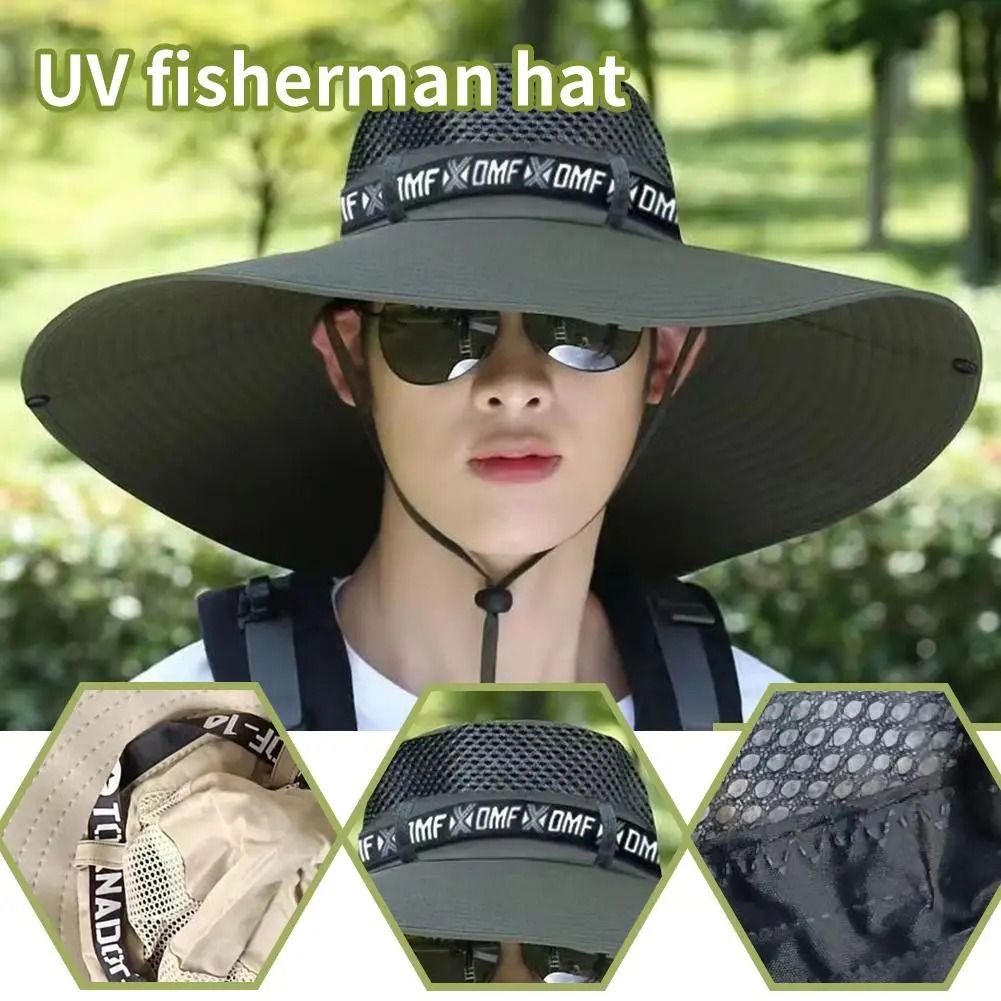 Large Brim Breathable Fishing & Sun Hat