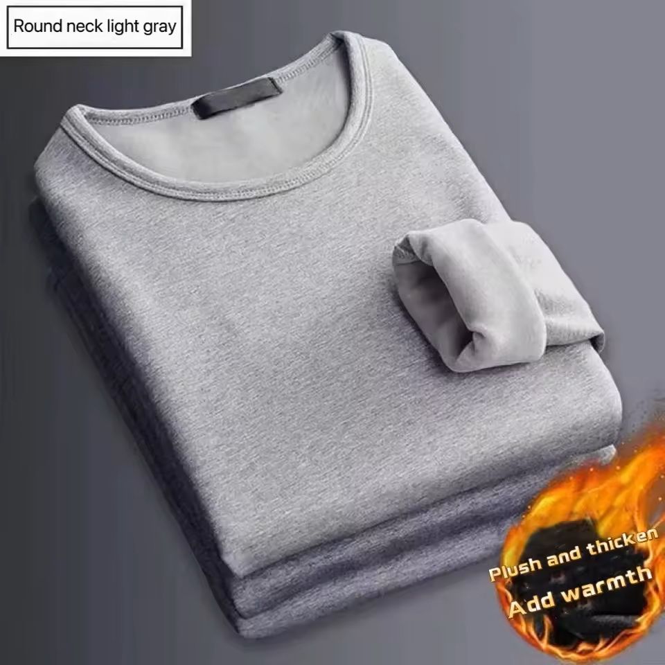 Men's Winter Thermal Fleece Long Sleeve Shirt