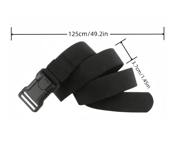 Quick Release Elastic Mens Belt Breathable Outdoor Comfort Fit