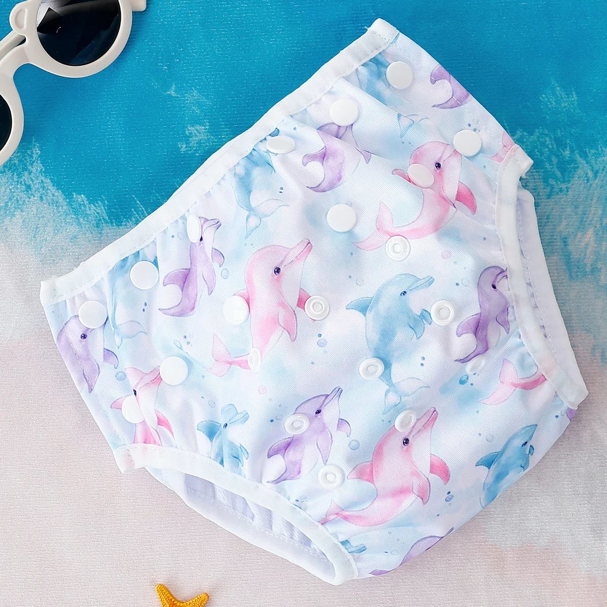 Kangobaby Reusable Baby Swim Diaper Adjustable Washable Swim Pants
