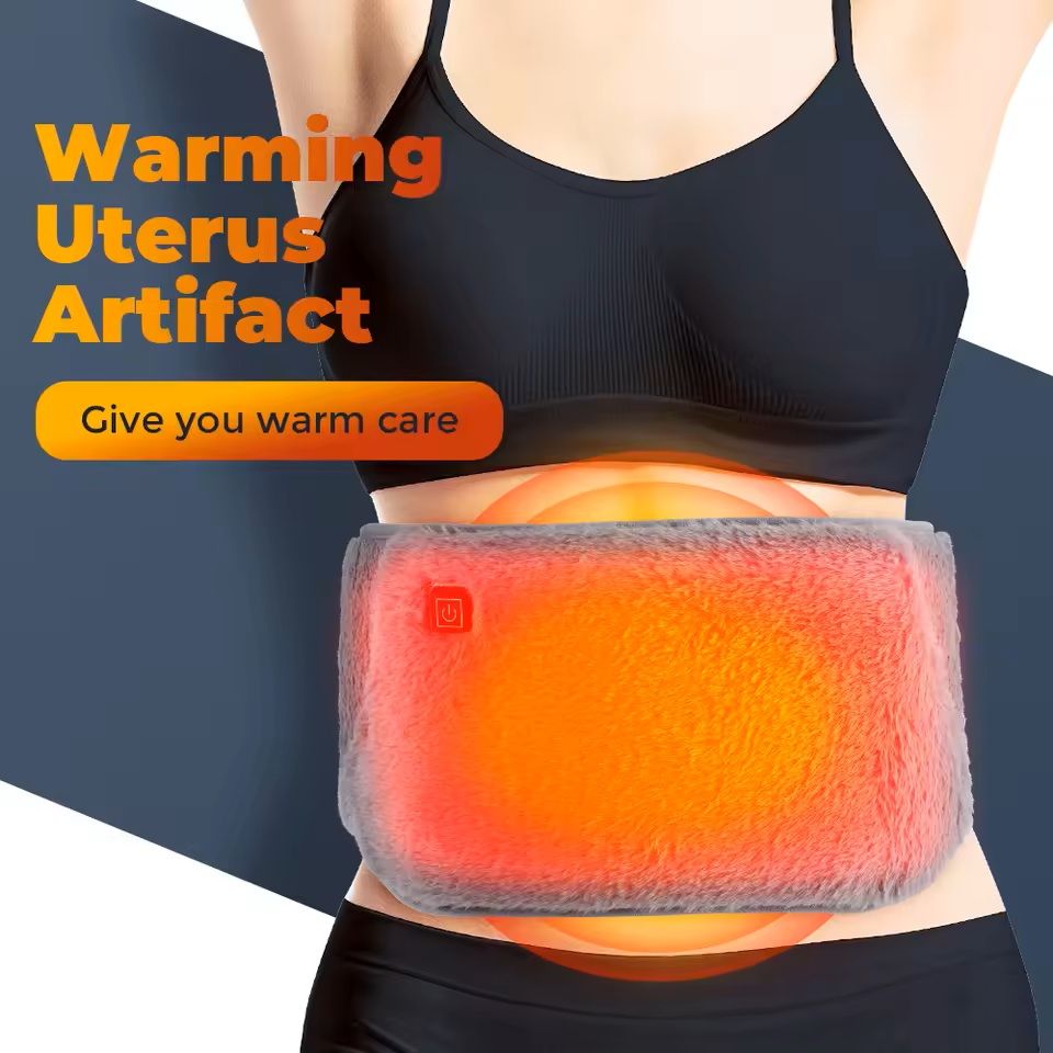 Electric Graphene Heating Pad with 3 Levels USB Rechargeable Abdominal Warmer for Hand and Waist
