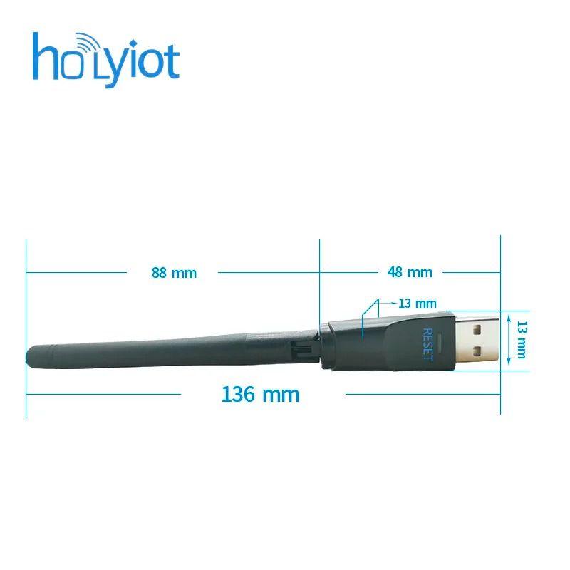 High-Gain Programmable Bluetooth Low Energy USB Adapter