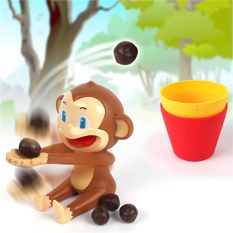 Crazy Monkey Game Two Player Interactive Shooting Tabletop Party Game
