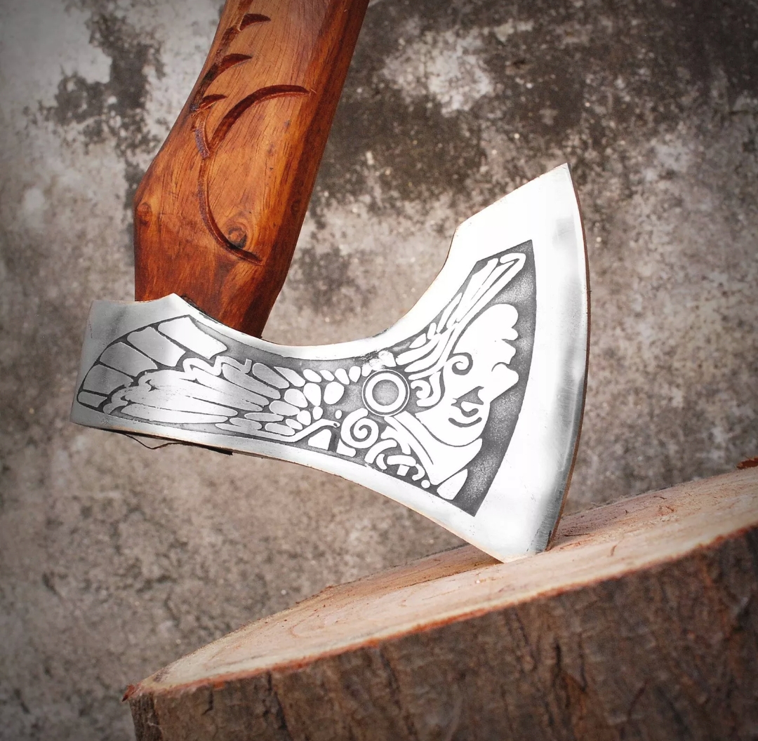 Handmade Steel Tomahawk Axe Throwing Viking Hunting Axe
