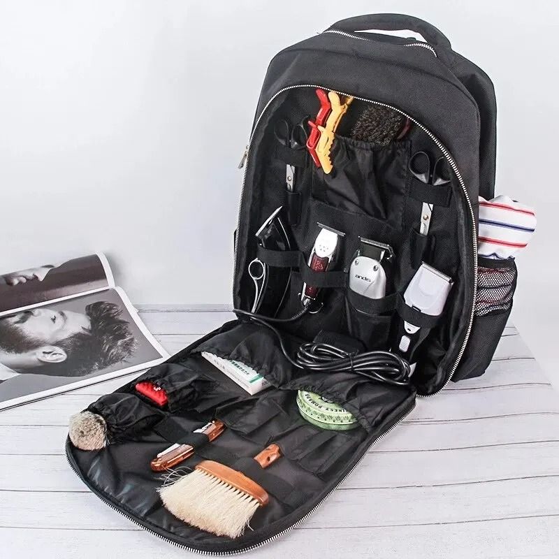 Barber Supplies Backpack Large Capacity Clippers Organizer Hairstylist Tools Storage Travel Bag