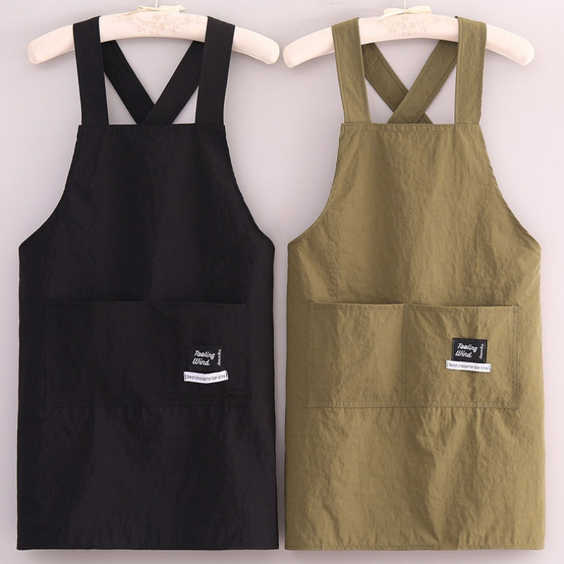 Adult Household Waist Apron, Waterproof Oil Resistant, Catering Workwear
