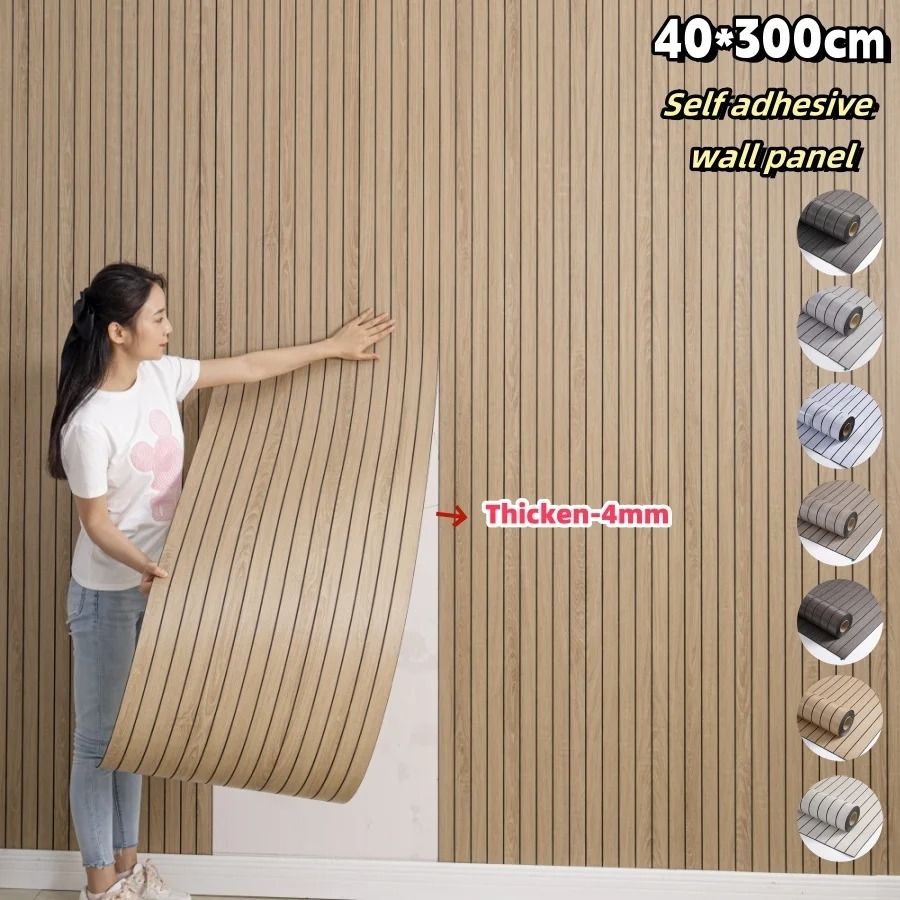 3D Self-Adhesive SXP Foam Wall Panel Roll