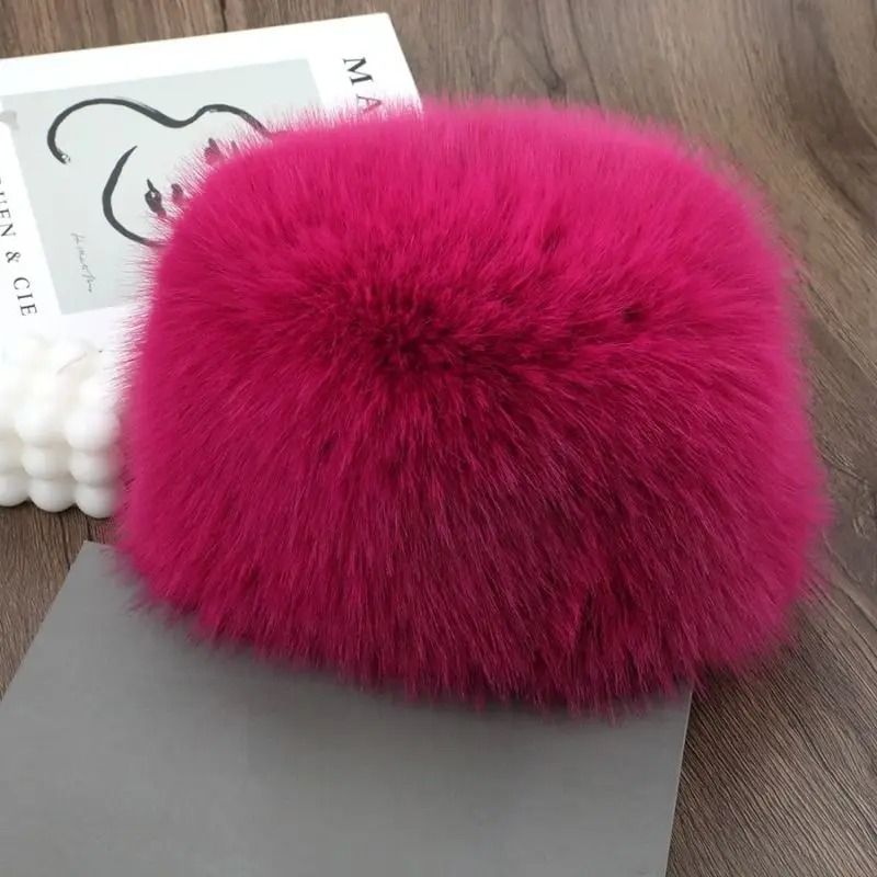 Luxury Faux Mink Thermal Fishermans Hat