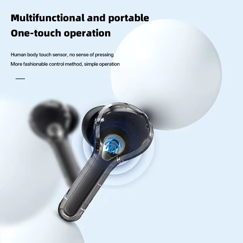 Smart Translation Touch Bluetooth Headphones – Wireless HiFi Earbuds with Real-Time Voice Translation & Touchscreen Cont