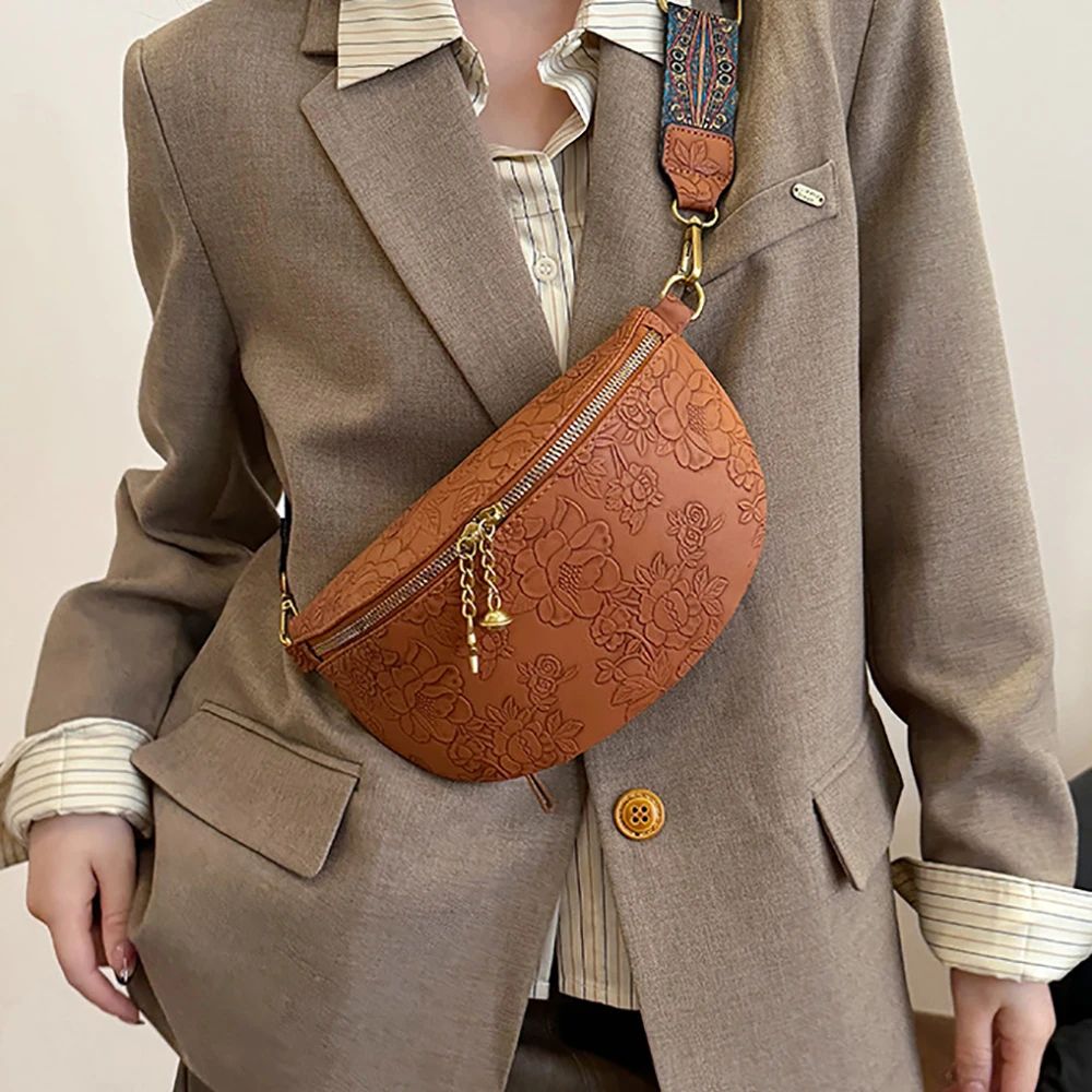 Large Capacity Women Chest Crossbody Bag
