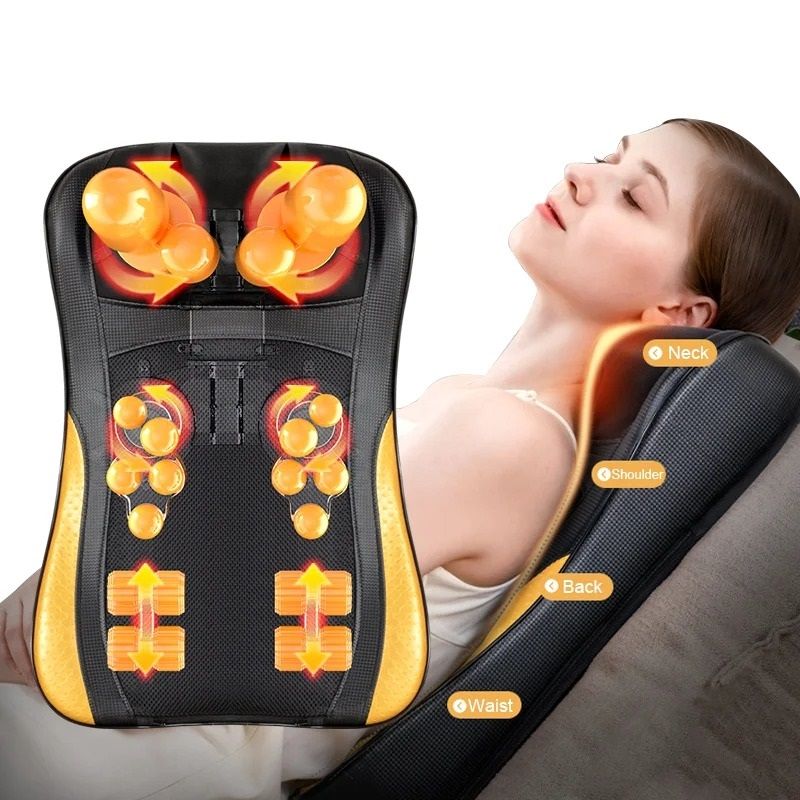 Full Body Electric Massage Cushion for Neck Shoulder Waist Shiatsu Relaxation